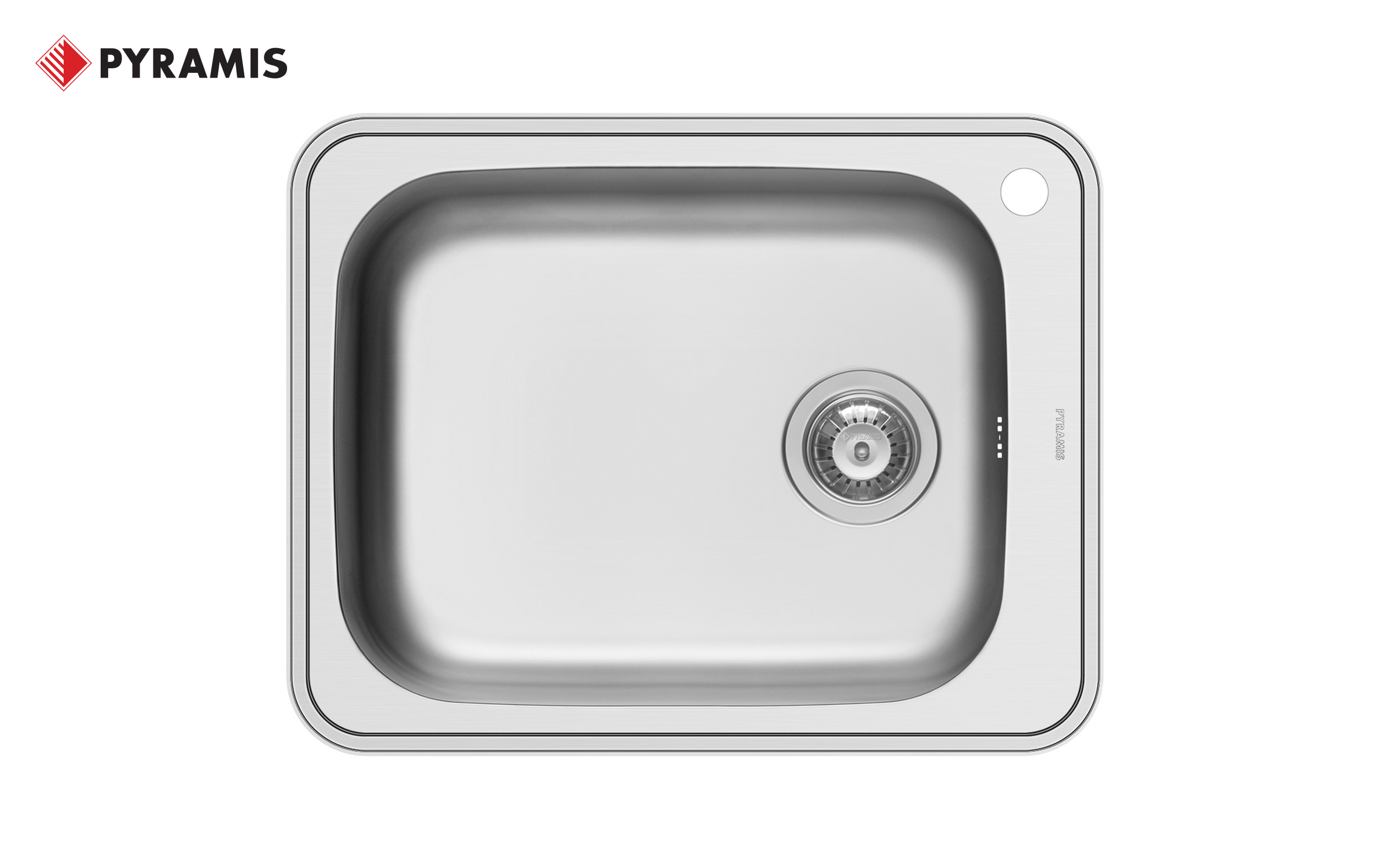 Chiuveta PYRAMIS SPACE PLUS, inox  1